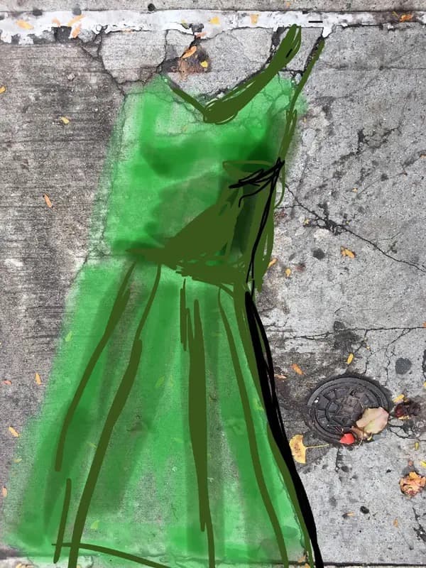 Barbara Taff — Green Dress