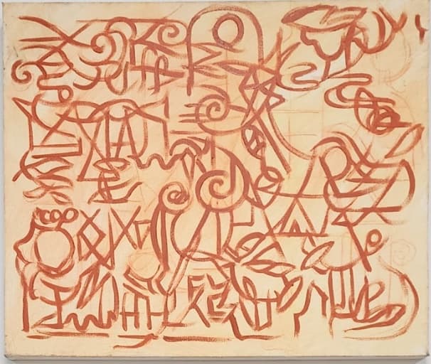 Scot Borofsky — Untitled (ochre | orange), 2024