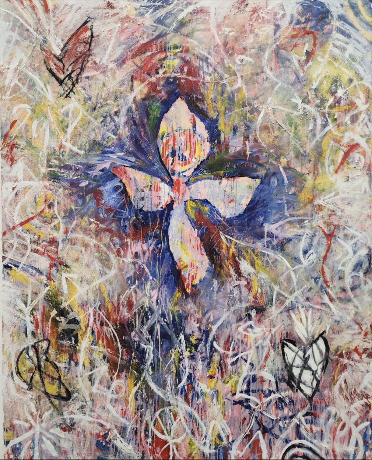 Ford Crull — Pink Flower Cross, 2021
